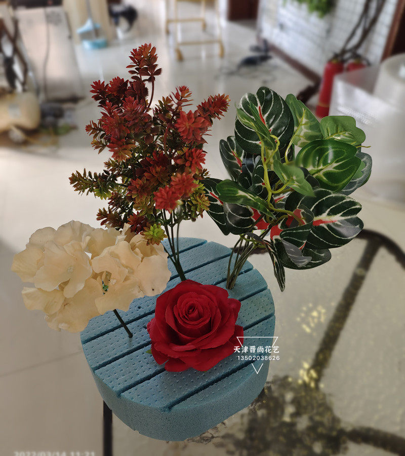 水果垫板花艺安装固定仿真花材料鱼护盖板圆形漂浮超市泡沫板促销