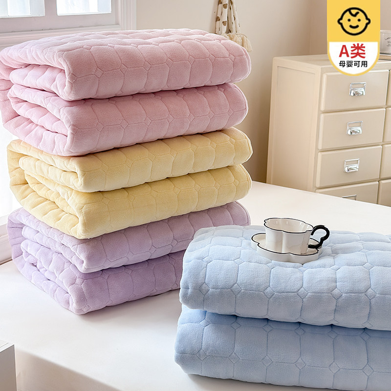 床笠冬季加绒牛奶绒珊瑚绒毛绒加厚法兰绒2025新款床垫保护罩床罩,床上用品,床笠,淘宝优惠券,粉丝福利购,淘宝优惠卷