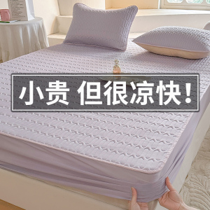 冰丝席凉席床笠款夏季2024新款a类可机洗水洗三件套床单学生宿舍