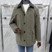 Liberclassy韩国代购 小风衣 拼接领单排扣休闲短款 2025年春季 韩版