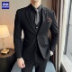 西装 罗蒙新郎西服套装 结婚礼服休闲外套帅气修身 商务职业正装 男士