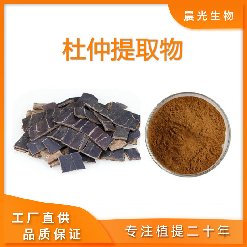 杜仲提取物20:1 杜仲浓缩粉末 杜仲叶提取物天然植物原料送量勺