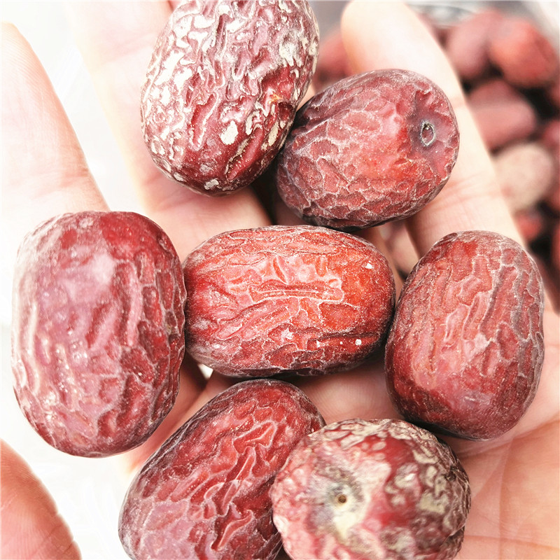 25年新疆灰枣5斤装特中大一级原生态未清洗新疆若羌灰红枣吊干枣