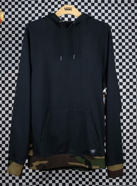 老万VANS  春季男子迷彩拼接套头连帽休闲运动卫衣 VN0A3H5MBLR
