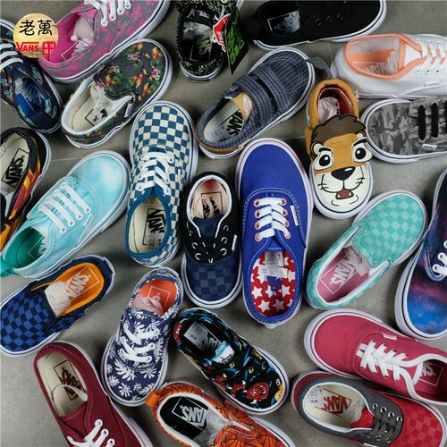 vans现货slip帆布小童鞋