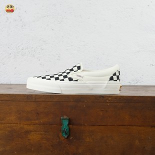 老万VANS SLIP ON男女黑白棋盘格一脚蹬懒人鞋帆布鞋 VN0007NC1KP