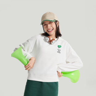 女子套头长袖 李宁正品 2024夏季 新款 轻柔运动卫衣AWDU782 连帽时尚