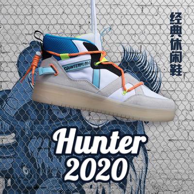 李宁男女板鞋新款时尚减震百搭CF透气高帮经典休闲运动鞋AGCQ158