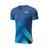 AAYU237 吸湿排汗速干运动比赛短袖 李宁正品 羽毛球系列男女同款