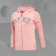 运动休闲舒适开衫 女子新款 连帽卫衣外套AWDL284 李宁正品 Lining