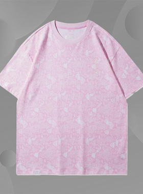 新品李宁ERIK ELLINGTON专业滑板签名男子短袖T恤文化衫AHSR981