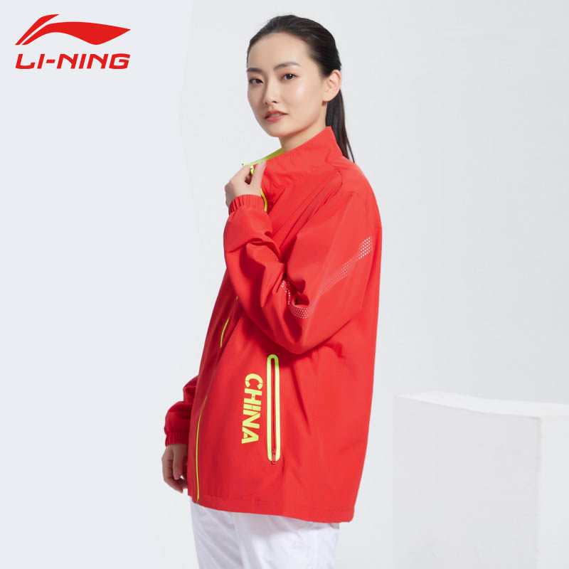 李宁立领正品运动休闲风衣