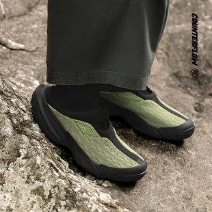 回弹户外穆勒休闲鞋 SLIPPER男女同款 AGLU177 CF溯行山 李宁正品