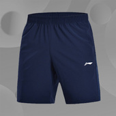 运动休闲舒适透气训练短裤 Lining 新款 男子夏季 AKSM103 李宁正品