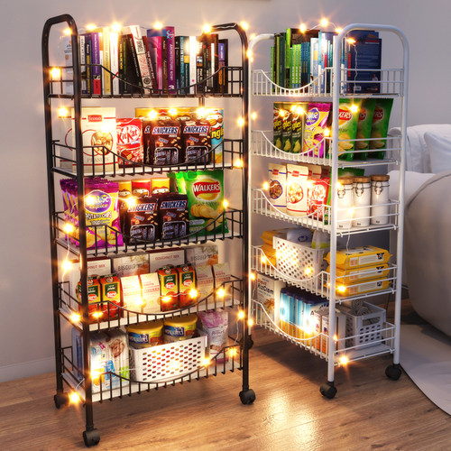 推车置物架适宜家用卧室移动收纳