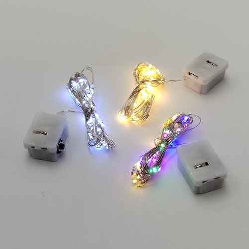 20个LED小彩灯,生日蛋糕装饰灯串灯鲜花束灯迷你小灯串浪漫彩灯