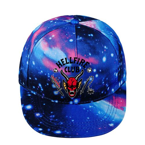 怪奇物语stranger things星空帽简约时尚卡通男女炫彩帽子鸭舌帽