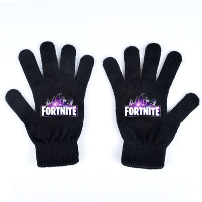 堡垒之夜Fortnite周边应援手套保暖全指手套毛线针织男女手套冬季
