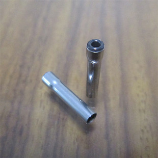 圆曼不锈钢中通竿稍导眼过线环配件竿梢头金属陶瓷头中通轮导环