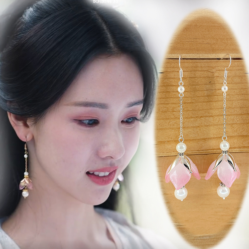 古风汉服耳饰古装大耳环