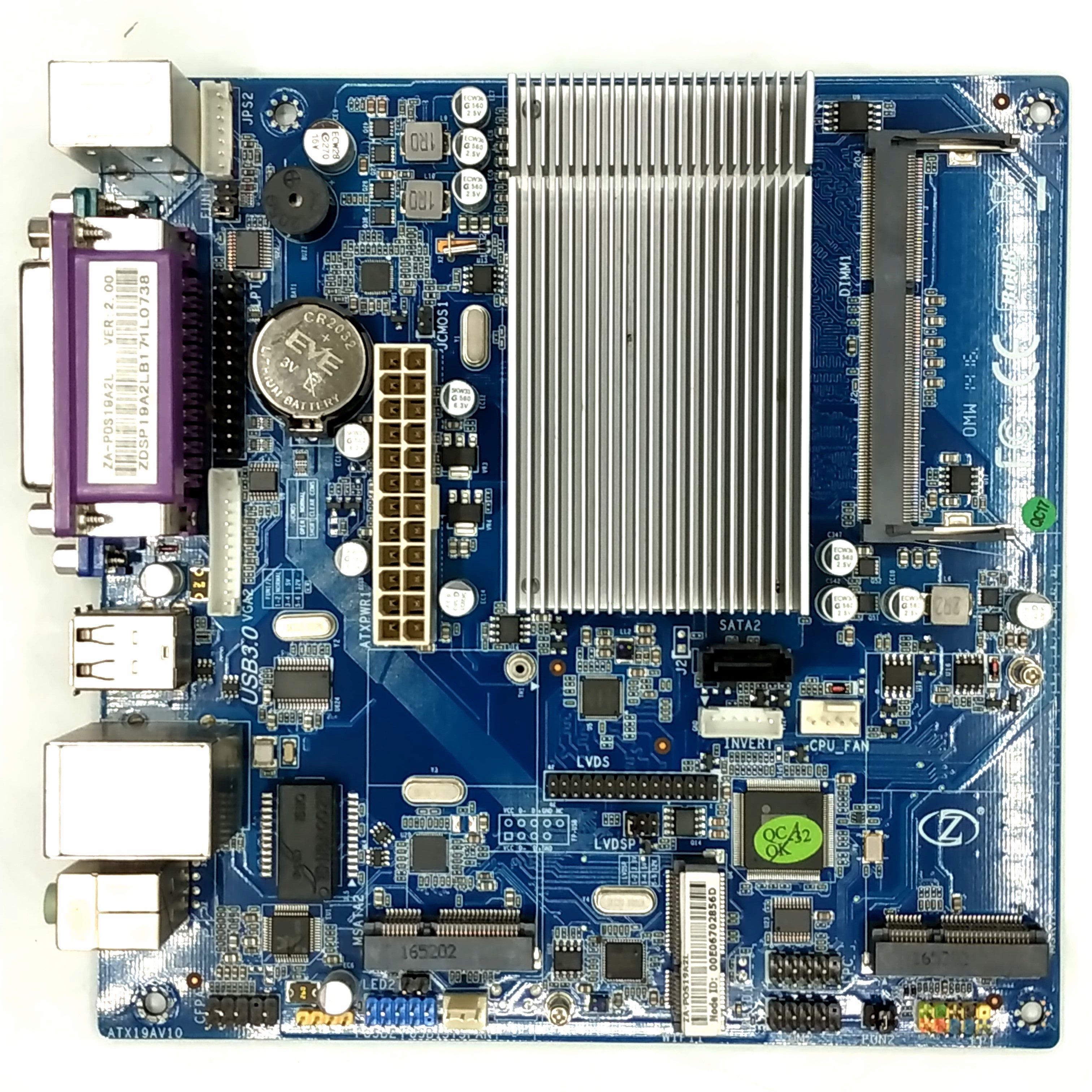 abx锐和爱宝超市收银机j1900主板工控一体机收银机主板四核工控机