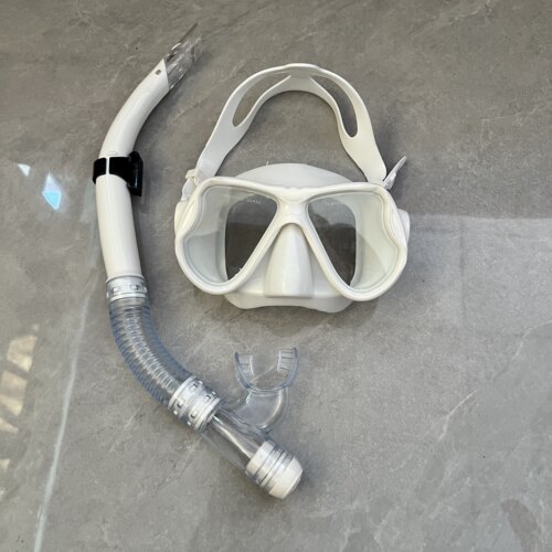 浮潜面镜半干呼吸管套装钢化玻璃