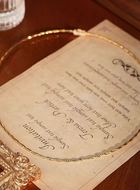 VISING锁骨链颈圈麻花链项链S925时尚轻奢气质