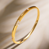 VISING珠宝莫桑钻石手镯D色1.5克拉高品质S925手镯