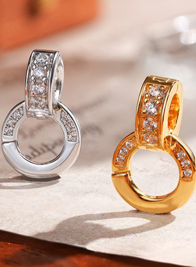 VISING百搭链扣头S925银轻奢气质大方