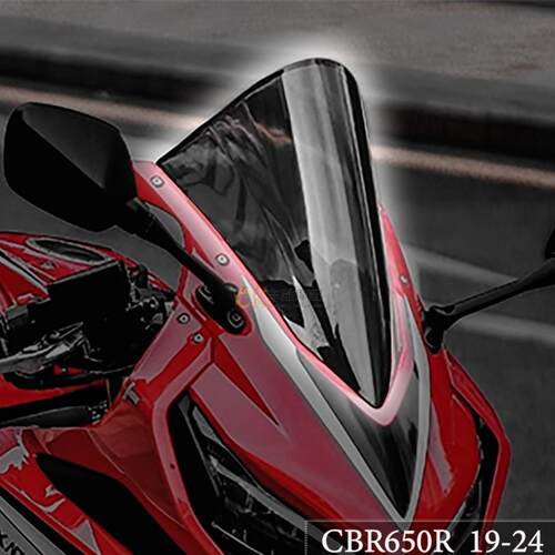 适用于CBR650R 19-24+改装加高竞技挡风玻璃升高前风挡风镜导流罩