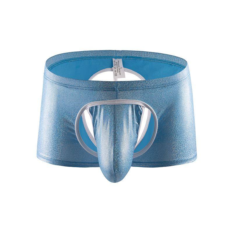 前镂空男士性感内裤男平角内裤大码潮青年潮四角内裤光泽舞台表演,女士内衣/男士内衣/家居服,男平角内裤,淘宝优惠券,粉丝福利购,淘宝优惠卷