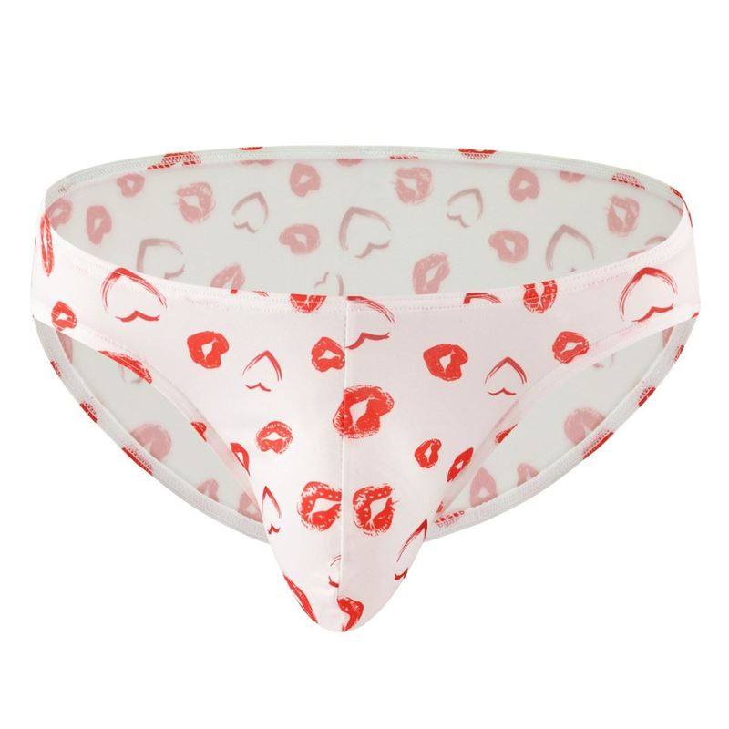 男士红口唇三角内裤速干低腰性感半透明薄款青年内裤冰丝夏季2026,女士内衣/男士内衣/家居服,男三角内裤,淘宝优惠券,粉丝福利购,淘宝优惠卷