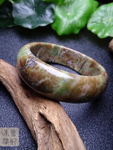 幸运石手镯包邮天河石玉髓水草菊花石厂家直销苏俱来松石小圈口