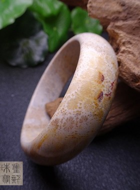 菊花石发晶碧玺手镯包邮