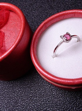 碧玺原矿蜜蜡舒俱来鸡血石戒指