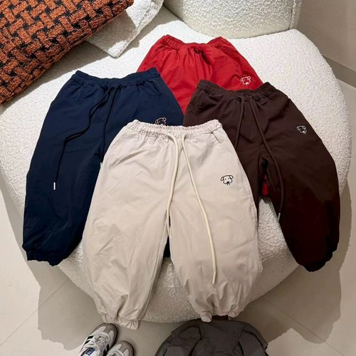 冬季新款儿童加绒加厚三防棉裤