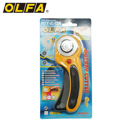 olfa安全滚刀皮革切割刀美工刀