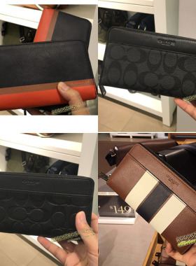 COACH F75372 75222 74977 75395 75013长款男士钱包 上海现货