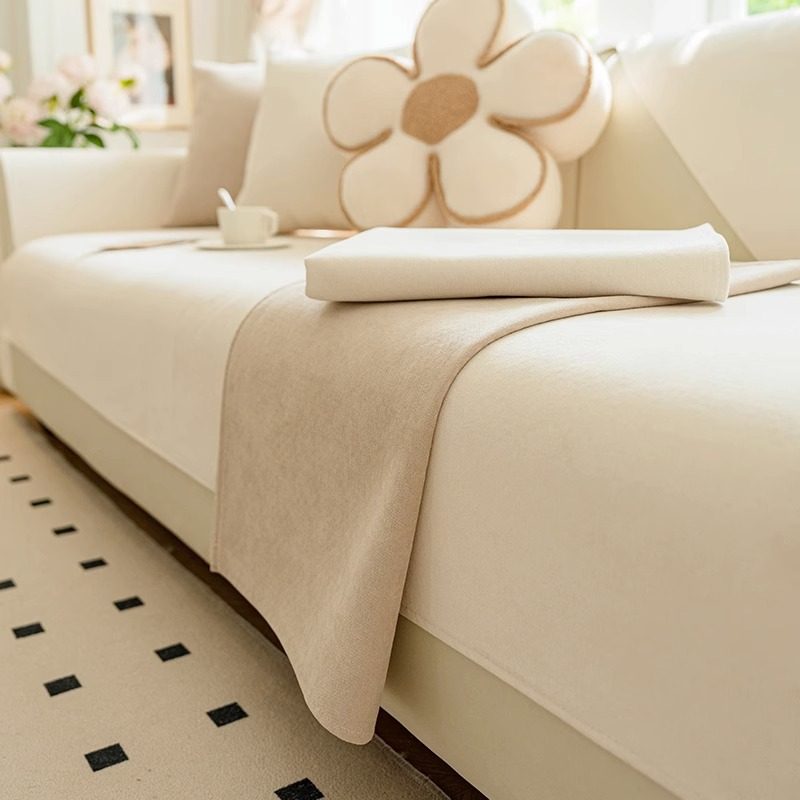 雪尼尔沙发垫2025年新款高档坐垫简约现代防滑沙发套罩盖布靠背巾,居家布艺,沙发垫,淘宝优惠券,粉丝福利购,淘宝优惠卷