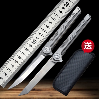 新款M390折叠刀户外战术便携刀野营狩猎刀EDC小刀工具口袋救生刀