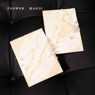 婚礼誓言卡结婚新人主持誓词宣言本订婚简约小众高级致辞宣誓手卡