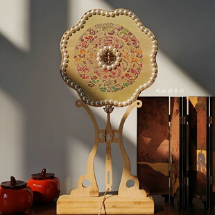 新娘成品服古风圆形中式扇手捧花喜扇结婚扇子团扇礼秀禾出嫁婚礼