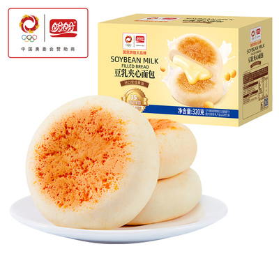 盼盼豆乳味餐包早餐夹心软面包