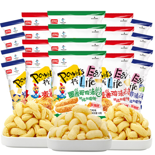 盼盼麦香鸡味块8g*20包解饿零食