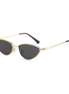 金属猫眼太阳眼镜欧美时尚ins