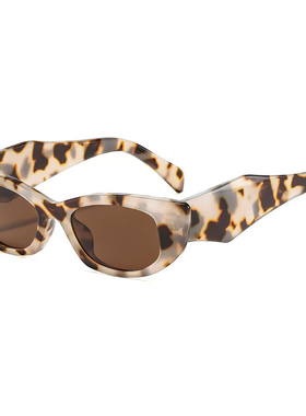 不规则夏日防晒户外紫色太阳眼镜