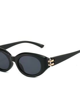 欧美时尚小框简约猫眼墨镜ins