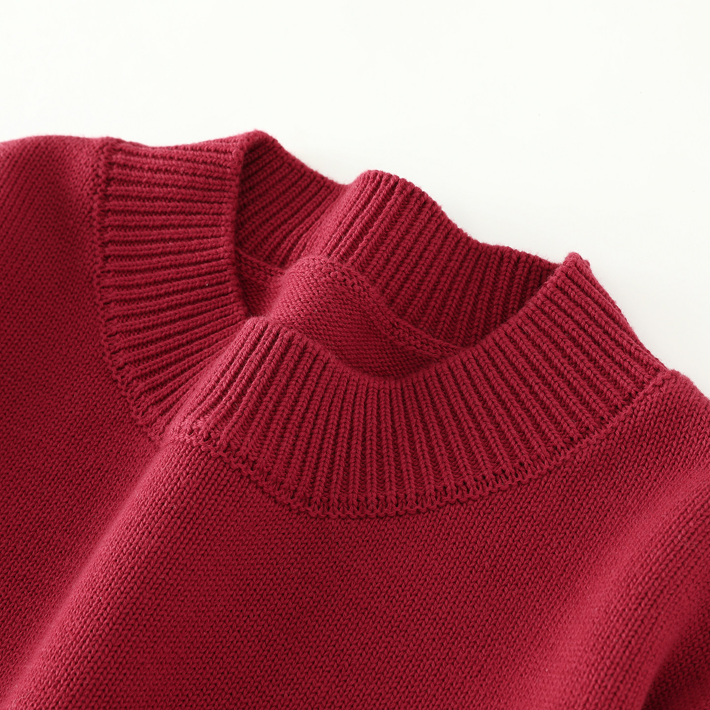 新年红圆领纯棉线针织衫女宽松显瘦气质时尚加厚保暖打底套头毛衣,女装/女士精品,毛针织衫,淘宝优惠券,粉丝福利购,淘宝优惠卷