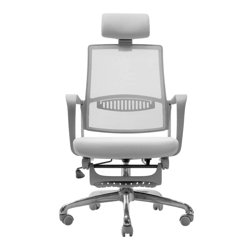 虹桥 电脑椅家用可躺椅办公椅网布电竞转椅搁脚老板椅子