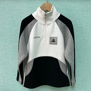 外贸瑕疵童装二级品处理儿童春秋款半拉链卫衣